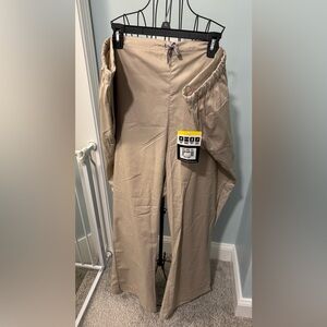 Wonder wink Wonderwork Women’s flare leg scrub pants 5XL 5X Khaki Tan Brown 502
